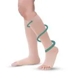 Sorgen Classique (Lycra) Medical Compression Stockings For Varicose Veins Class 1 Knee Length (Medium)