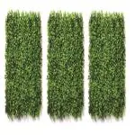 Daissy Raise Plastic Artificial Grass Wall Mat | Realistic Green Wall Panel for Home Office & Event Decoration | Low Maintenance Vertical Garden Mat | 40*60 | Pack of 3