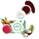 Xabon Lip Tint Nude & Nautral Pink Lip Balm Combo Pack | Ayurveda Ingridents Moisturize, Nourish And Protect Your Lips For Women And Girls