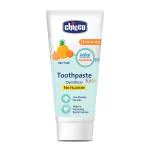 Chicco Toothpaste, Mixed Fruit Flavour for 1Y to 6Y Baby, Fluoride-Free, Preservative-Free,Cavity Protection (50g)