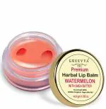 GREEVYA Super Soft Water melon Lip Balm with Benefits of Natural Ingredients for Women Dark Lips to Lighten | Provides Moisture to Dry Lips | Suitable for Men & Women | Pack of 8 gm