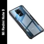 RUPELIK Redmi Note 9 (Eagle) Shock Proof Clear Protective Hybrid TPU & PC Transparent Back Crystal Clear Eagle Case Cover for Redmi Note 9 (Black/Transparent)