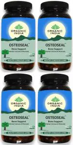 Organic India Osteoseal Veg Capsule Ayurvedic Medicine (4 Packs, 180 Veg Capsule in Each Pack)