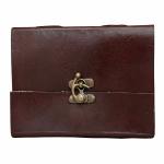 pranjals house Dark Brown Leather Handcrafted Diary