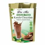 NATURALINE Dia-Mix Karela Chocolate Powder for Diabetes - 150g | Karela Powder | Xylitol sweetened | Bitter Gourd Powder for Diabetes | Maintains healthy Blood Sugar Level | Liver Cleanse, Support Healthy Heart