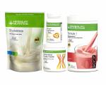 HERBALIFE NUTRITION FORMULA 1 STRAWBERRY SHAKE PROTEIN 200GM AFRESH LEMON