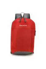 Top Bottom Red Polyester Quechua Backpack(ADHY06RED)