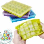 Satsun ice Cube Trays for Freezer ice Cube Tray Silicone Ball ice Tray (Pack of 1, Multicolor)