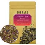 DORJE TEAS Hibiscus Premium Darjeeling Loose Tea | Immune System Booster| Weight Loss and Stress Relief Herbal Tea | Rich in Antioxidants | Pack-1,100 Grams