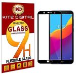 Kite Digital Honor 7S Black 5D Premium Tempered Glass Screen Protector Slim 9H Hard 2.5D