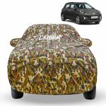 CARBINIC Car Cover for Hyundai Grand i10 NIOS Waterproof (Tested) And Dustproof Custom Fit  UV Heat Resistant Outdoor Protection  With Triple Stitched Fully Elastic Surface| Jungle With Pockets