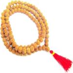 Shivoham 4 Mukhi Indonesian Rudraksha Mala 108 Plus 1 Beads Wood Necklace