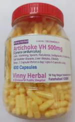 Artichoke DH Herbal Supplement Capsules 600 Caps Jar - DoctorKC Herbal