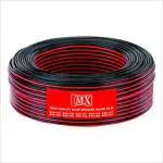 MX High Performance Red & Black Speaker cable 65 WIRE = 16 AWG - 50 meters Coil - Premium Speaker Wires for Home Theater Systems, Speakers, Vehicles, Car Audio, Amplifiers, Hi-Fis, Receivers Etc