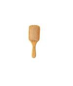 OROSSENTIALS Brown Rectangle Wooden Hair Brush