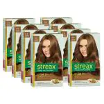 Streax Golden Blonde Hair Color For Men And Women, 60 Ml (Pack Of 8)