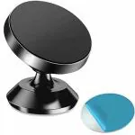 VeeDee Magnetic Phone Car Mount, Car Sturdy Stick-on Cell Phone Holder Car Built-in Amazing Strong Magnets, Hands Free Magnetic Car Phone Holder Mount with Strong Adhesive Mounting