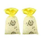 3Pure Perfume Potli Sandal Air Freshener, 50gm, Set of 2pcs , Pack of 2