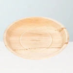 Kandhan Areca Leaf Plates 12Inch Dinner Plate (Pack of 50Plates)