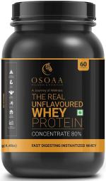 OSOAA Unflavoured 100% Raw Whey Protein 2kg