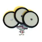 CRAFT WAFT CLOUDED HOBBIES 1/4 INCH Thin Satin Ribbons 3 Reel 30 MTRS Pack DIY Craft Decor Ribbon (Black)