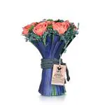 Iris Home Fragrances self standing Peach Flower Boquet- Unscented- 250g