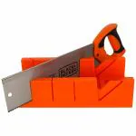 Black Decker Stainless Steel Mitre Box With Saw