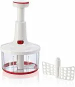 HUENISH Vegetable and Fruit Cutter Chopper Slicer Twist Cut Hand Food Processor (T 201-38)