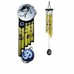 Ngt Online 5 Pipe Golden Om Mini Wind Chimes Model BTS-5