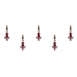 Comet Busters Maroon Stone Bindi For Women
