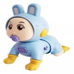 KTRS Enterprise Cute Electric Crawling Learning Toys with Music for Kids Promote Neck Development Toys for Boys and Girls Indoor Crawling Baby Crawling Toys
