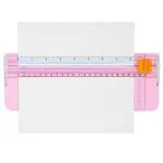 VACHHANI ENTERPRISE Manual Paper Cutter with Ruler - Precision Guillotine Paper Trimmer, Adjustable A4 Paper Cutting Tool for Office, Craft, Scrapbooking, and Photo Cutting, Heavy-Duty Multi-Purpose Paper Slicer with Measurement Guide -1 PCS