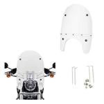 Dhe Best White Wi-02 Bike Front Windshield For Royal Enfield Thunderbird 350 Model 1