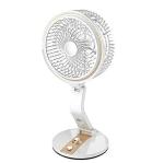 RK BROTHERS GROUP Rechargeable Multifunction Folding fan with LED light 360 Rotating 5 Watts Folding Fan, Multifunction, Rechargeable with LED light, Multicolor Portable table fan Powerful Rechargeable Multifunction Table Folding fan with LED light