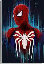 Surmul Multicolor Sunboard Medium Spider Man Digital Art Wall Poster