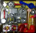 Little More Ss Steel Silver Little Playing Mini Kitchen Set. For Kids