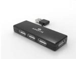 AMKETTE High-speed 4 Port FUH341PP USB Hub (Black)