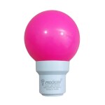 MixkinLED Night Bulb 0.5W B22 Color-Pink Deco Mini (Pack of 6)