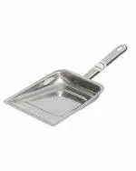 SHRI HARI ART VILLA Silver Stainless Steel Steel Dust Pan 30 x 25 x 5 cm