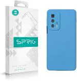 Sprig Liquid Silicone Blue Back Cover For Motorola Edge 20 Pro, Moto Edge 20 Pro, Edge 20 Pro