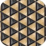 WallWear - Self Adhesive Wallpaper & Wall Sticker (Black mad Angle) Extra Large (300x40cm) for Bedroom | Livingroom | Kitchen | Hall Etc.