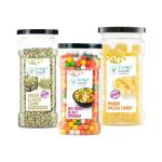Fuzion Foodz Mix Fruit Blast, Mango Mazaa Candy And Green Elaichi Saunf (Combo Of 3)