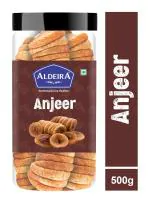 Aldeira Natural Dry Anjeer 500gm | Premium Dried Figs | Healthy Snack Jar