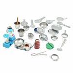 Kling steel kitchen set for girls | Multicolor | Pack Of 27