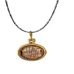 SoilMade Vyapar Vridhi Rashi Pendant Golden Colour Size Approx 10 CM