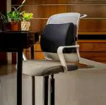 ALANFIT ORTHODESIGN Memory Foam Large Back Support Cushion for High Back Chair - Provides Complete Back Support, from Lower Back to Shoulders - Relieves Back Pain & Reduces Spine Pressure - Ideal Back Rest Cushion for Office/Computer Chair - AF-LS-20