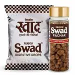 Swad Digestive Toffee & Khajoor Pachak Mukhwas Mouth freshener, 50 Candy Pack & 1 bottle, 400g