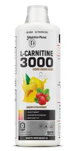 Nutrition Planet Liquid L-Carnitine 3000, Triple Strength, Mango Strawberry [450ml, 30 Servings]