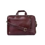 KRUGER - BRENT Pyramus Genuine Leather Men Women Wine Messenger Backpack Laptop Bag for Professionals & Students | Up to 16 inch Laptop/Macbook | Backpack With Shoulder Strap & Grip Handle