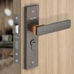 Plantex Heavy Duty Door Lock - Main Door Lock with 3 Keys/Mortise Door Lock for Home/Office/Hotel (8116 - Satin Black & PVD Choco)